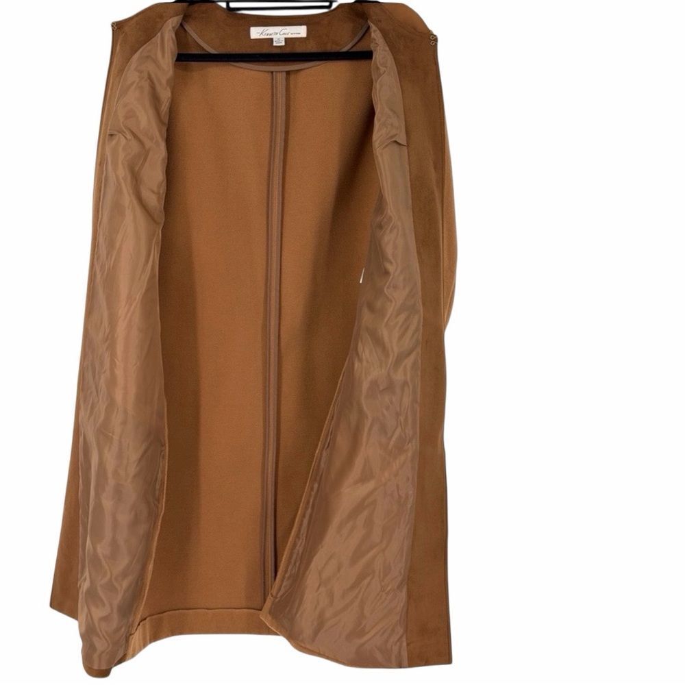 Kenneth Cole New-York Colorblock Open Front Coat XL - Picture 6 of 11